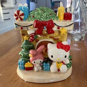 Blue sky Sanrio Hello Kitty My Melody Holiday Fireplace
